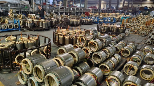 The composition and component functions of the stator part of asynchronous motor products